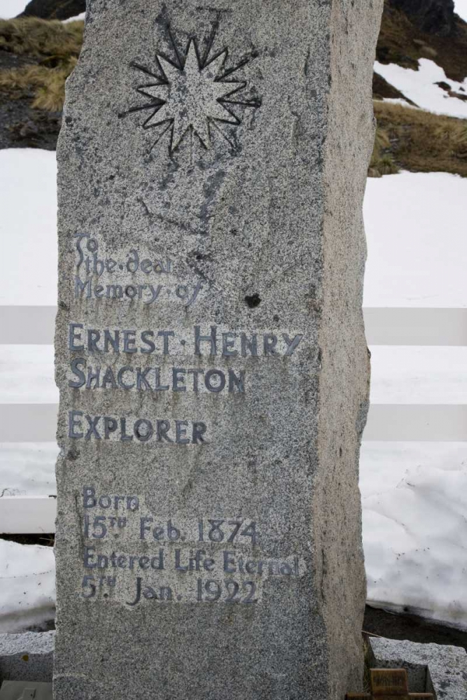 South Georgia Isl, Grytviken Headstone
